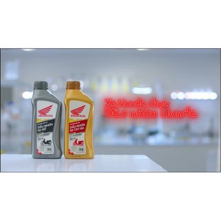 Dầu nhớt xe số Honda chính hãng có tem chống hàng giả