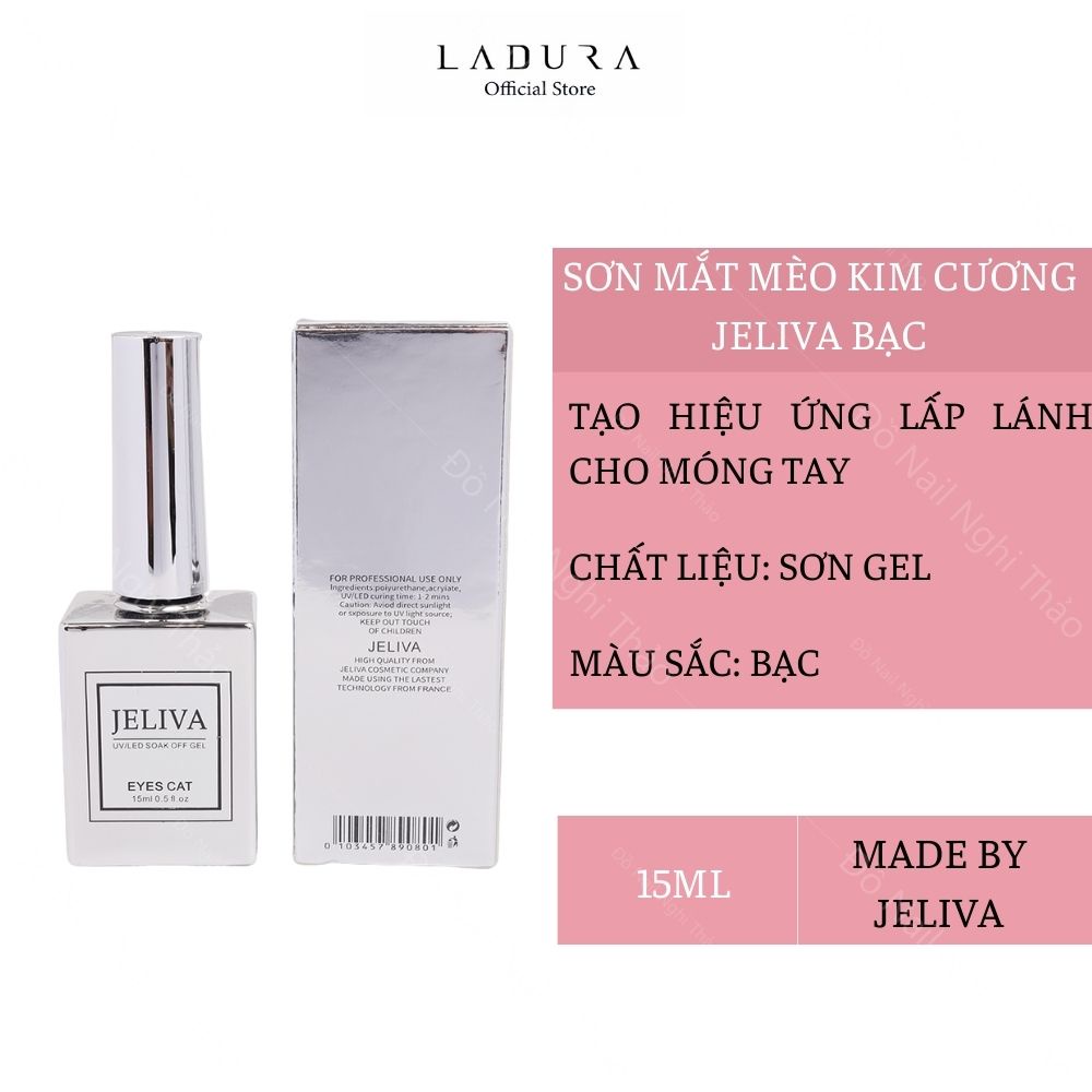 Sơn mắt mèo kim cương Jeliva LADURA 15ml