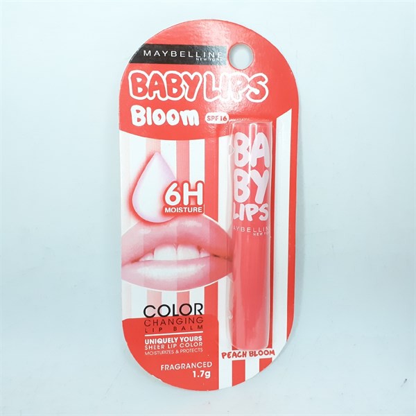 Son dưỡng Maybelline Baby Lips Peach Bloom 6H 1.7g