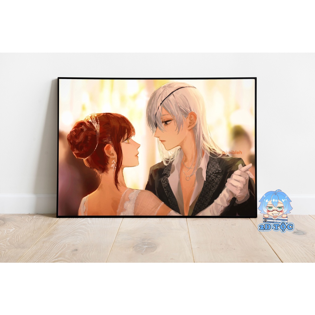 Poster A3 Makima (11) Anime Manga Chainsaw Man - 2d tộc shop