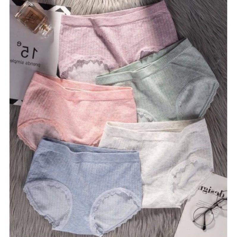Hộp 5 Quần Lót Cotton Kháng Khuẩn Muối Tiêu - LADY