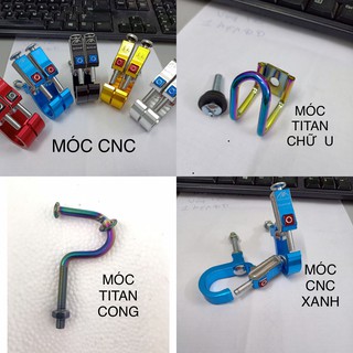 Móc treo đồ xe máy móc titan móc cnc