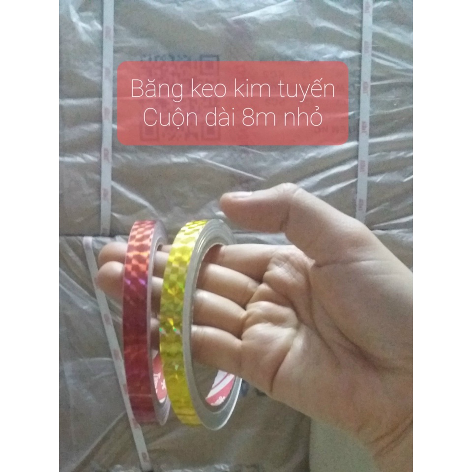 BĂNG KEO KIM TUYẾN DÁN MÉP HỘP