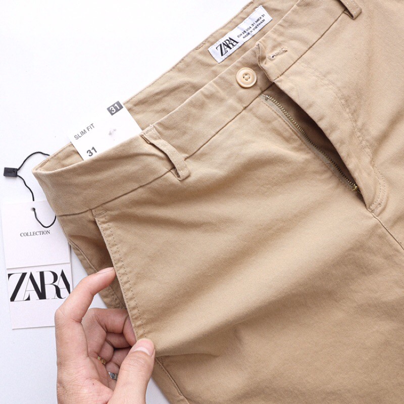(7 màu) Quần kaki dài cao cấp Zara slim fit