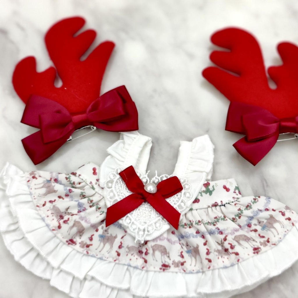 20cm cotton doll clothes non-attribute doll multi-point set 20cm Xing Dailu the same lovely dress