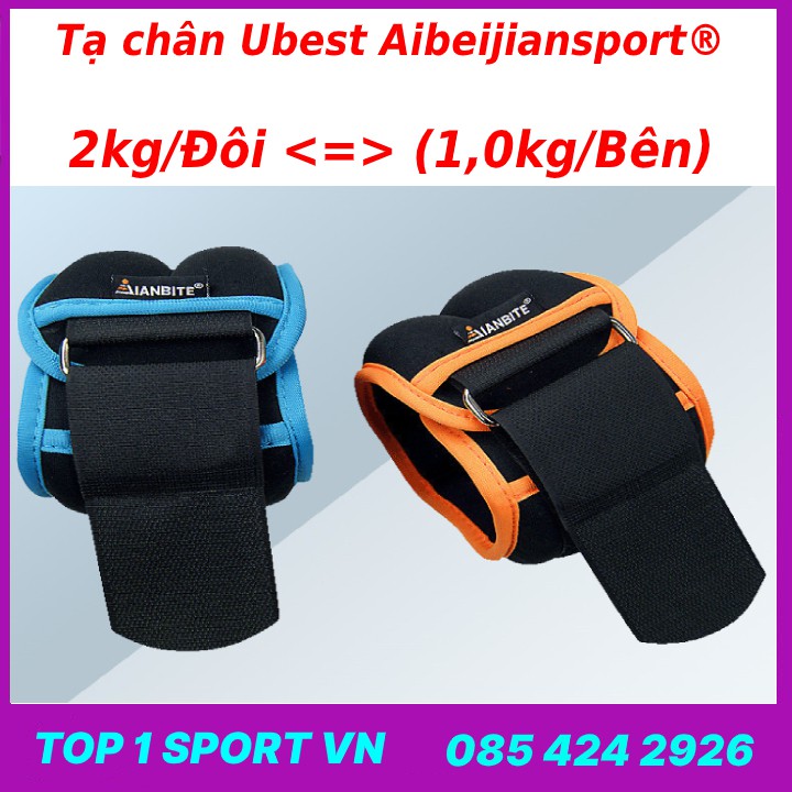 Tạ đeo cổ chân cổ tay loại siêu gọn nhẹ Ubest Aibeijiansport® phiên bản 3.0 - Dùng cho Yoga, bale, múa, vũ công, dance