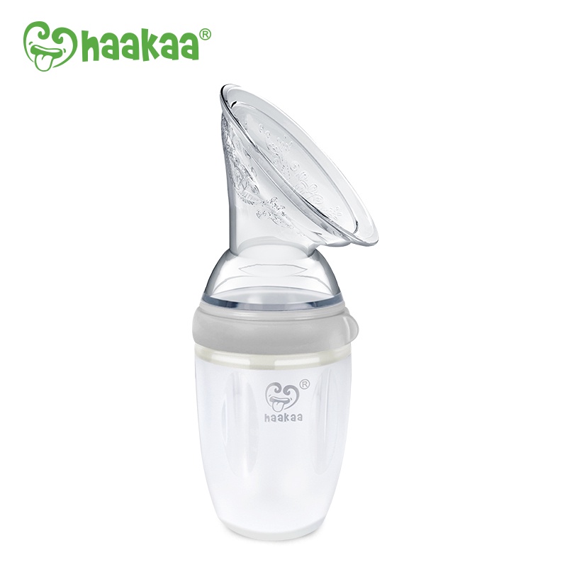Cốc hứng sữa Gen.3 Haakaa. Dễ dàng chuyển đổi bình sữa, bình thìa, bình uống nước. Chất liệu silicone cao cấp, an toàn