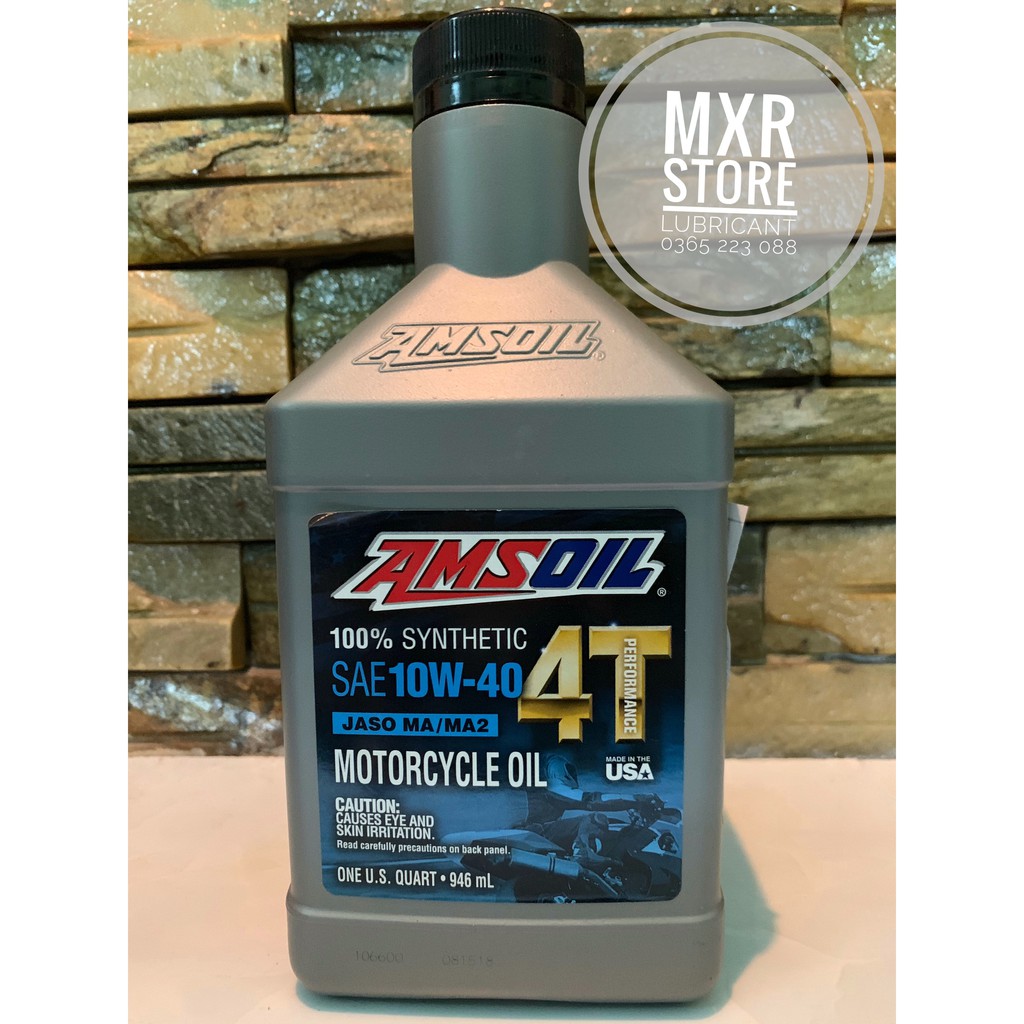 Dầu Nhớt Amsoil 4T 10W40 Performance (Có Chiết Lẽ).