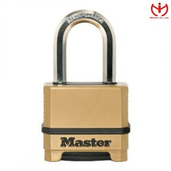 [Hỏa tốc HCM] Ổ khóa số Master Lock M175 DLF thân đồng càng dài - MSOFT