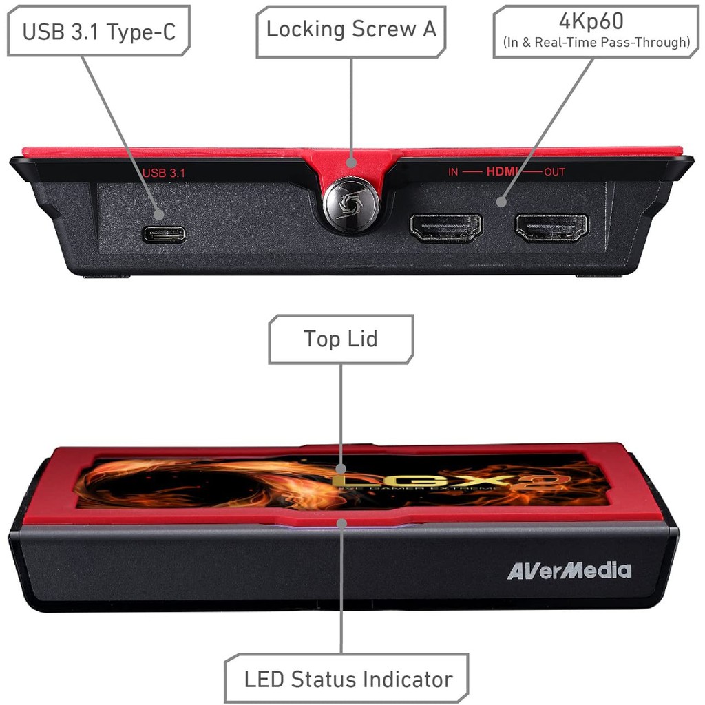 Thiết Bị Stream Avermedia Capture Stream GC551 - Hàng Chính Hãng