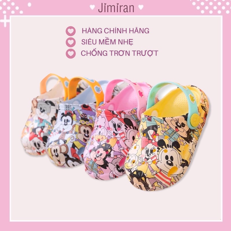 Dép cho bé gái bé trai Bobdog siêu nhẹ chống trơn trượt chính hãng JIMIRAN DB03