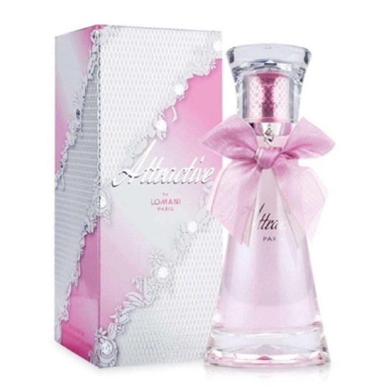 Nước hoa nữ Lomani Attractive Eau De Parfum 100ml- nhẹ nhàng, quyến rũ - hàng Pháp