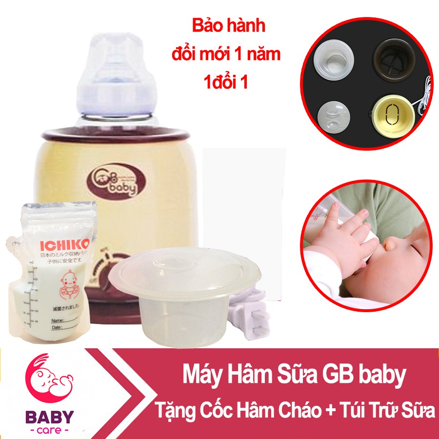 Máy Hâm - Tiệt Trùng Bình Sữa GB Baby Chính Hãng (Tặng bộ quà tặng từ hãng)