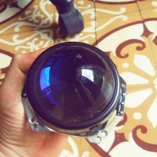 (99k free ship) Bi cầu Hella blue lens