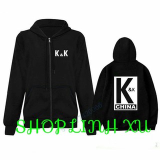 áo khoác phim cá mực hầm mật K&K china - in theo yêu cầu