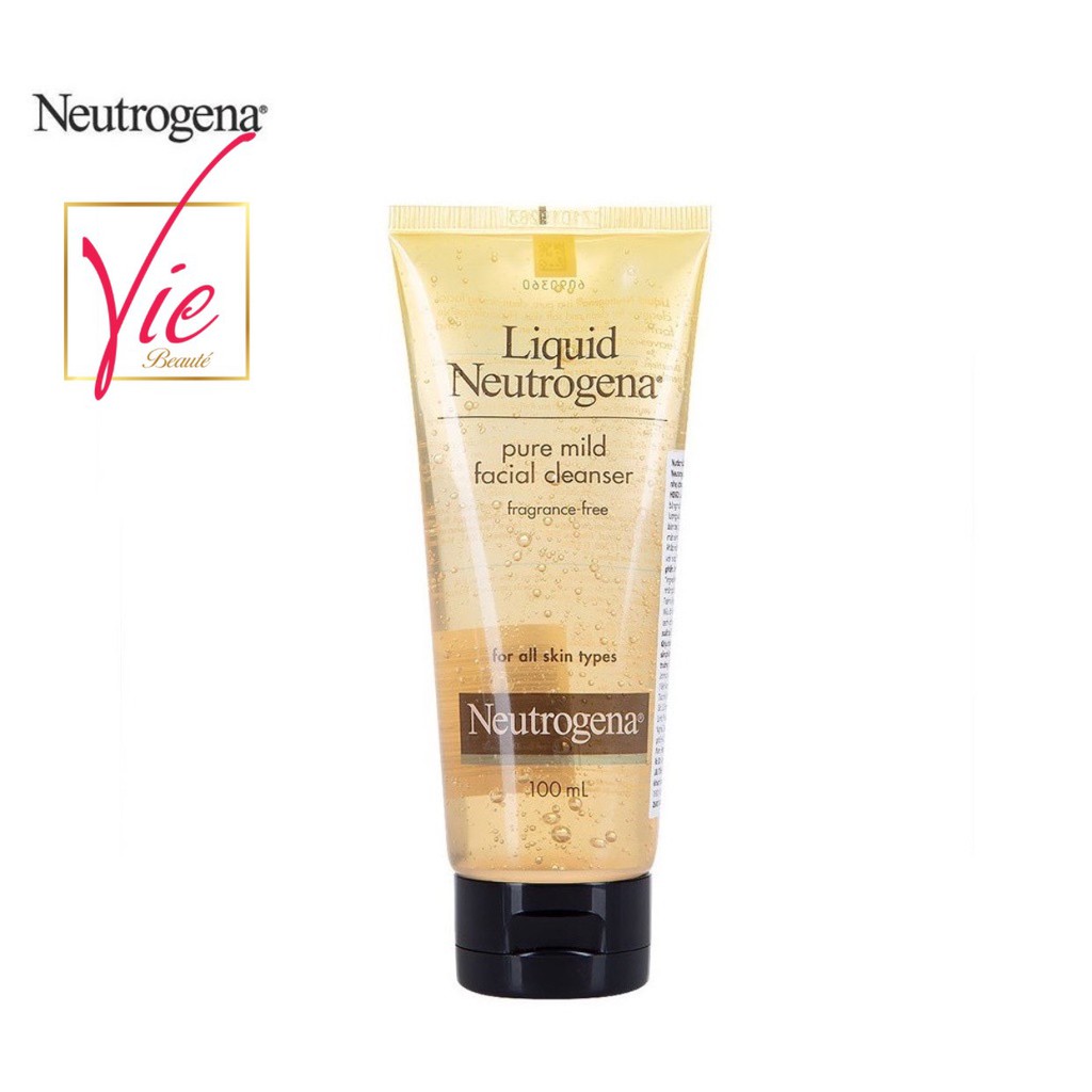 Sữa Rửa Mặt NEUTROGENA dịu nhẹ cho mọi loại da - NEUTROGENA Liquid Pure Mild Facial Cleaner 100mL