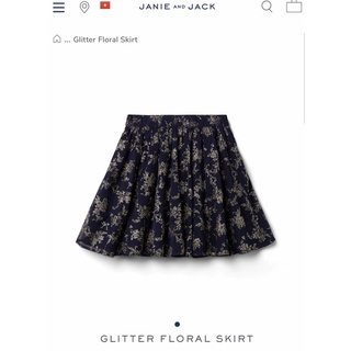 Váy xoè công chúa glitter floral - Janie and Jack