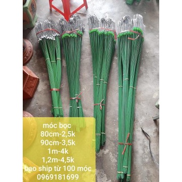 Móc treo chậu lan inoc-kẽm-bọc nhựa dài {70cm,80cm,90cm,1m,1,1m,1,2m