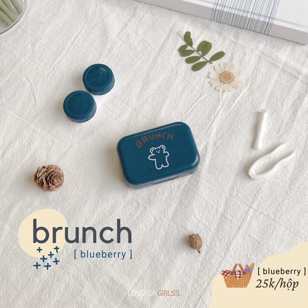 Hộp đựng lens BRUNCH 4 màu xinh xắn