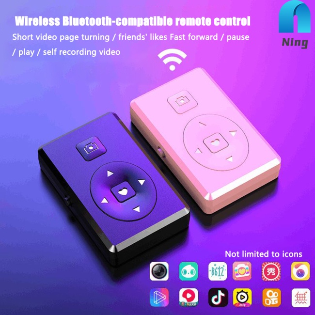 Điều Khiển Chụp Ảnh Từ Xa Bluetooth Không Dây Tương Thích Với Điện Thoại Di Động