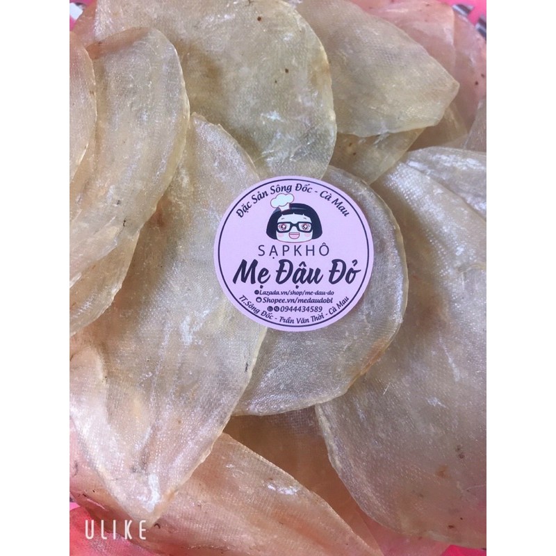200gram khô cá bóng ép loại 1 tặng kèm tương ớt