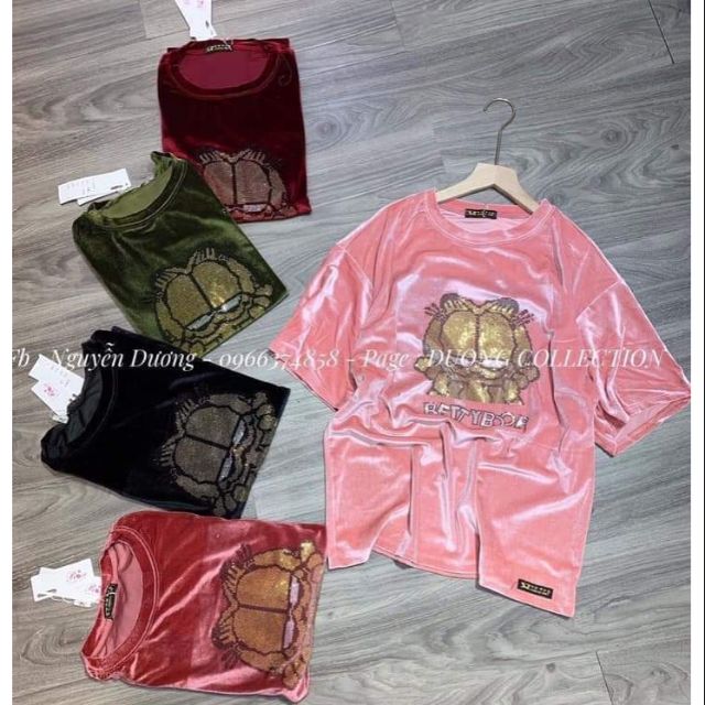 Áo nhưng đá thỏ full màu nhà .chất nhung dày mịn cực sưong tay