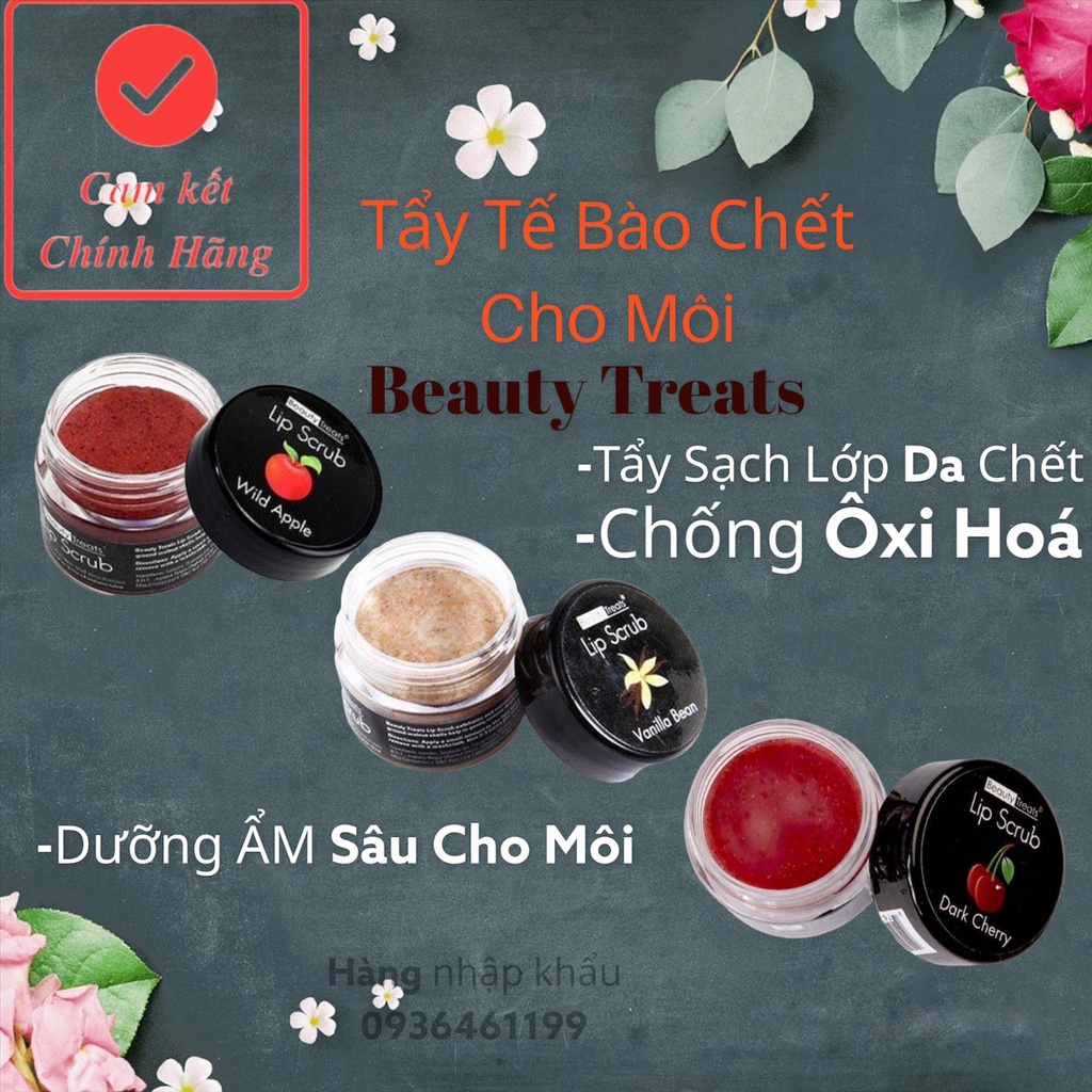 Tẩy Tế Bào Chết Môi Beauty Treats Lip Scrub 10.5g