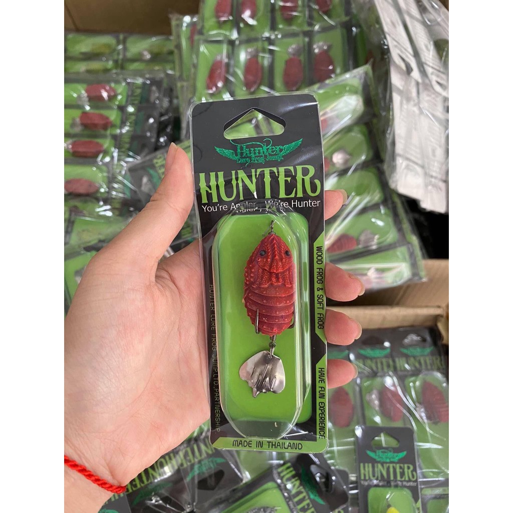 Mồi Câu Lure Thái Lan Hunter V4 Cực Nhạy Có 5 Màu