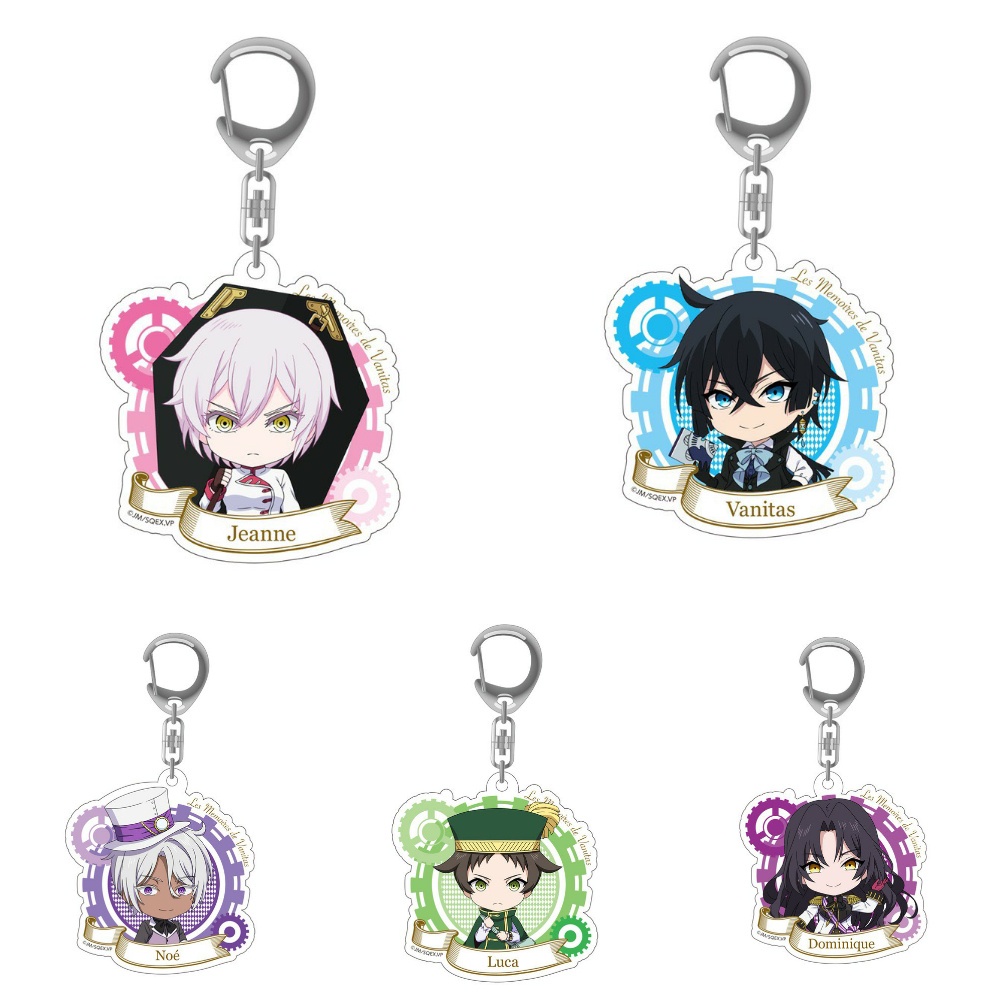 (Mica trong acrylic) Móc khóa HỒI KÍ VANITAS Vanitas no Carte chibi anime xinh xắn