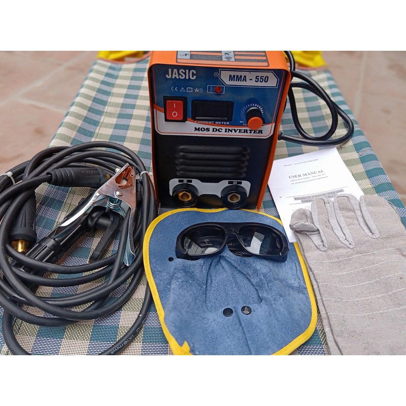 máy hàn jasic 550 hàn que 1.6 đến 6.0