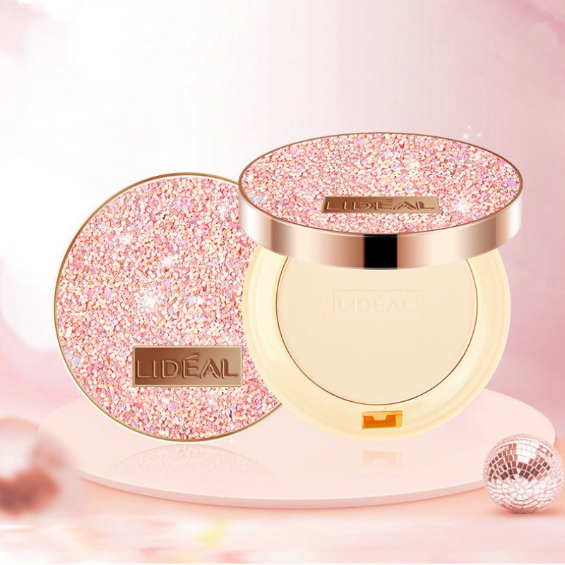 [Hàng mới về] Phấn nén che khuyết điểm hai lớp kiềm dầu trang điểm sáng da | BigBuy360 - bigbuy360.vn