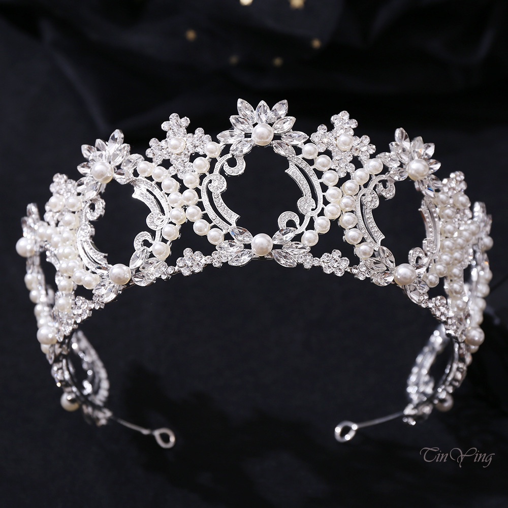 GETNOIVAS Vương Miện Đính Đá Sang Trọng Cho Cô Dâu