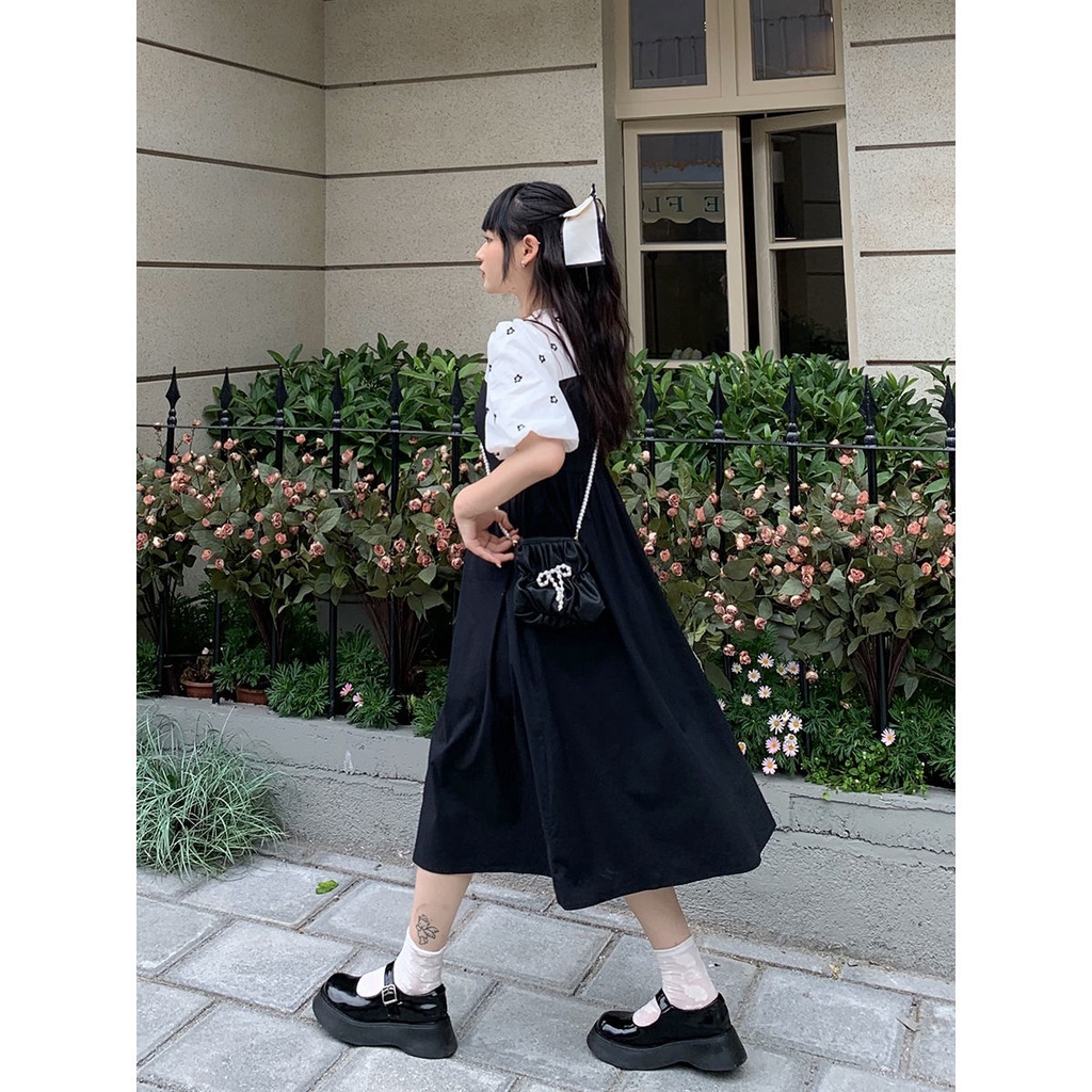 Đầm Yếm Lưng Cao Thời Trang Xuân Hè Plus Size