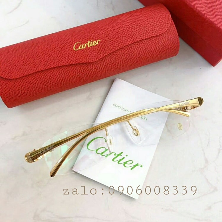 Kính khoan không viền, Titanium, Mắt kính cận nam, Hàng cao cấp, Kèm Full Box, Bảo Hành 12 tháng - donghokinhmat168