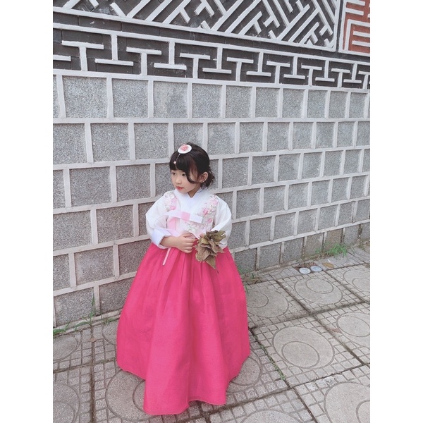 Hanbok Hàn quốc bé gái size 6