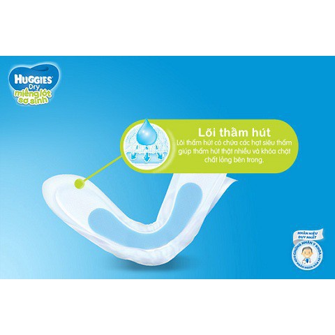  Miếng Lót Sơ Sinh Huggies Newborn 2 60 miếng _Phương Dũng