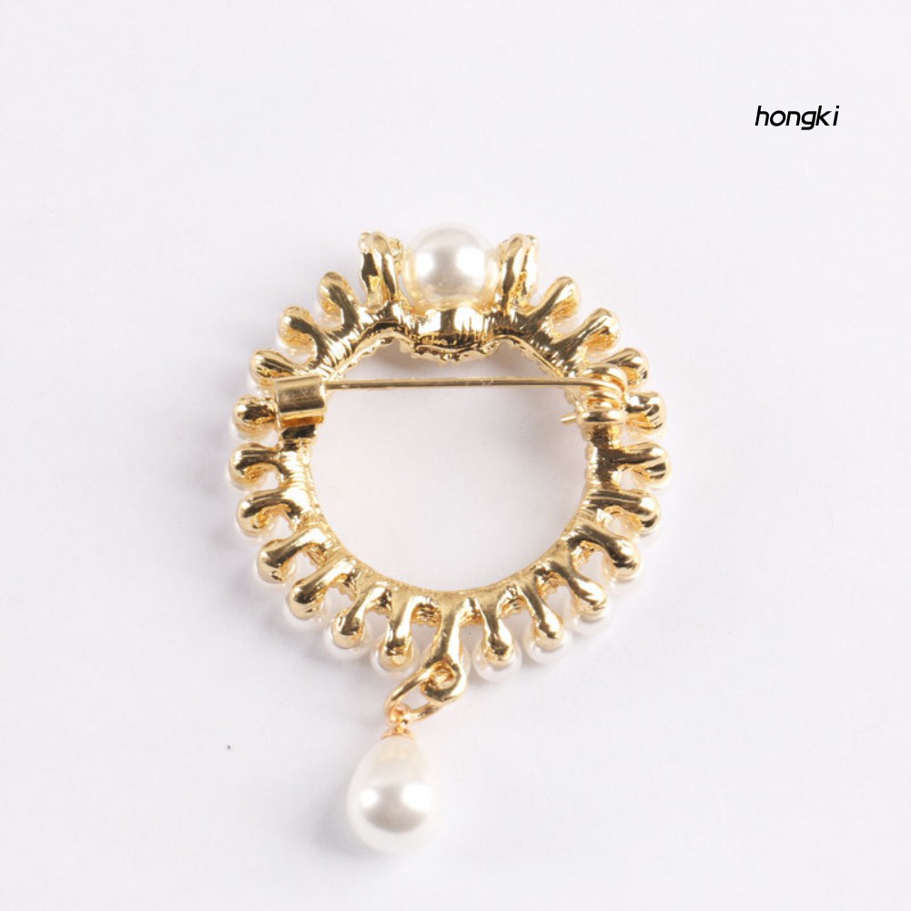 Trâm Cài Áo Đính Đá Nhân Tạo Và Ngọc Trai Mô Phỏng Thời Trang Cho Nữ