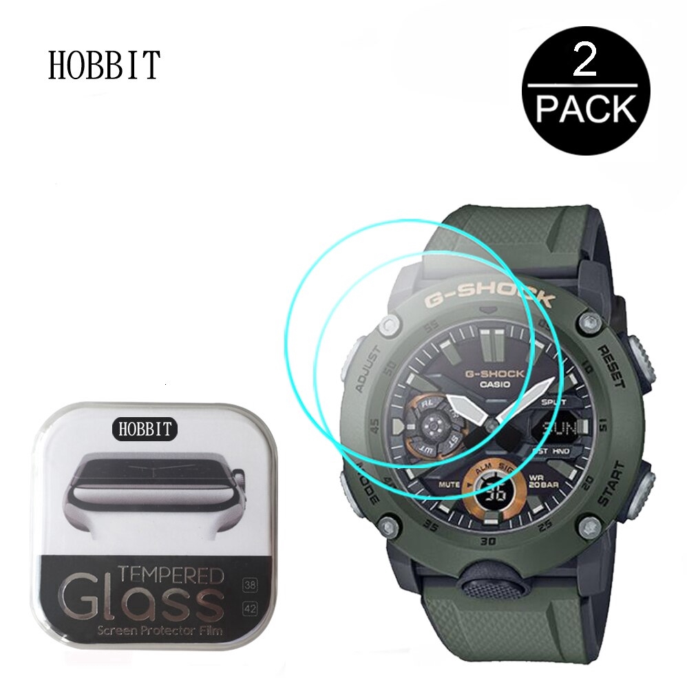 Set 2 Kính Cường Lực Chống Cháy Nổ Cho Casio G-Shock Ga-2000 1a2pr 1a9pr 2apr 3apr 5apr