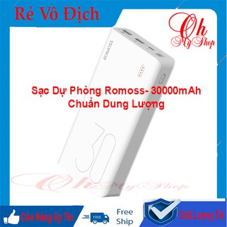 Pin Sạc dự phòng ROMOSS SENSE 8+ 30000mAh Hỗ trợ sạc nhanh