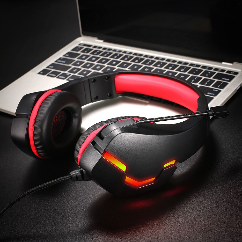 Tai Nghe Chơi Game J10 Có Mic Và Đèn Led Cho Xbox One Ps4 Pc | BigBuy360 - bigbuy360.vn