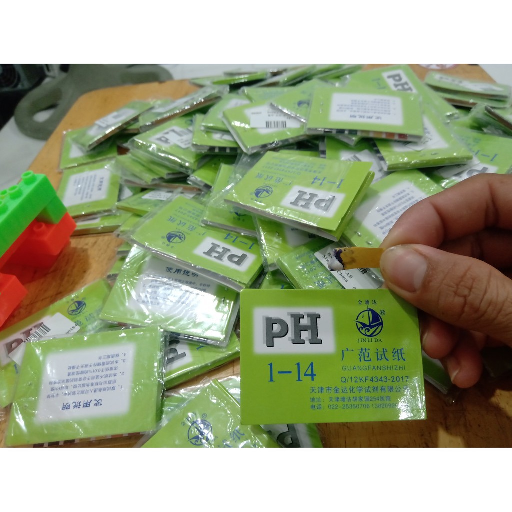 Hộp 20 tập giấy quỳ thử PH