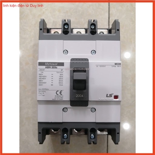 Aptomat Át Khối 3 Pha MCCB LS 3P ABN203C 200A .