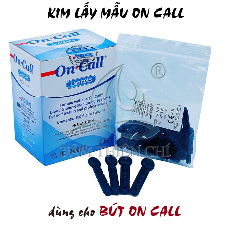 Máy đo đường huyết ACON On Call Advanced trọn bộ