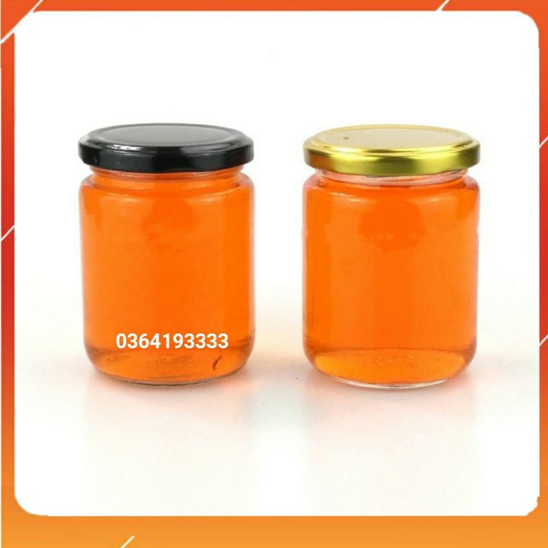 Hũ thuỷ tinh tròn 240ml - Lọ thủy tinh đựng thực phẩm