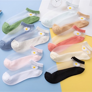 Combo 10 đôi tất hoa cúc, Set 10 đôi tất hoa cúc chất cotton dày dặn giá siêu rẻ mã Jinx T15