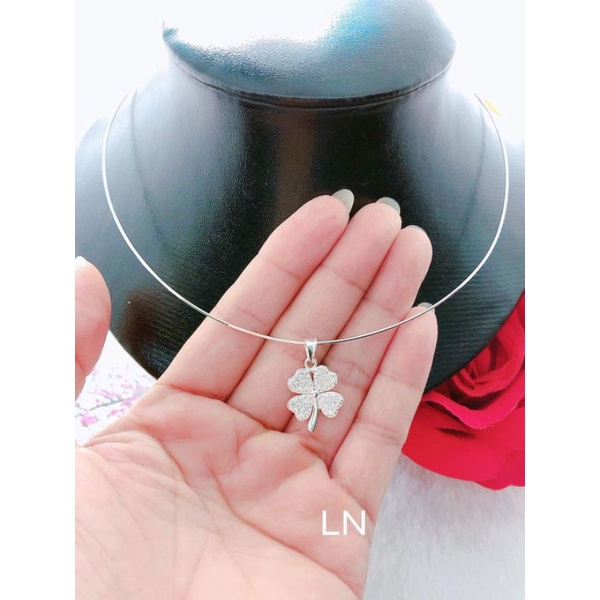 KIỀNG CỔ BẠC TRƠN MỀM KHÔNG MẶT