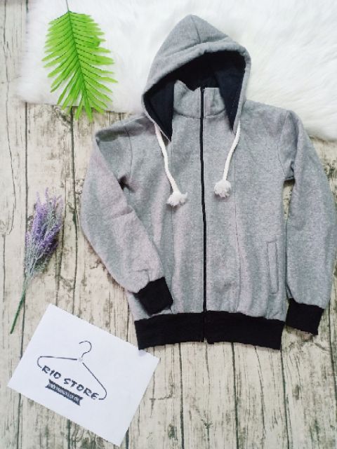 Áo khoác nỉ ngoại chống nắng có túi trong, xỏ ngón, cổ cao, nón rộng | BigBuy360 - bigbuy360.vn