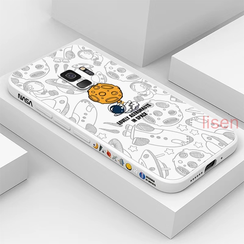Ốp lưng S9 plus Ốp Điện Thoại In Hình nasa Cho Samsung S9 S10 plus S20 S21 plus S22 Ultra S8 S8 plus DY