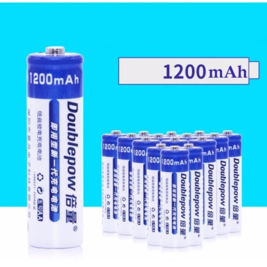 Pin sạc AA Doublepow 1200mAh {vỉ 4 viên}