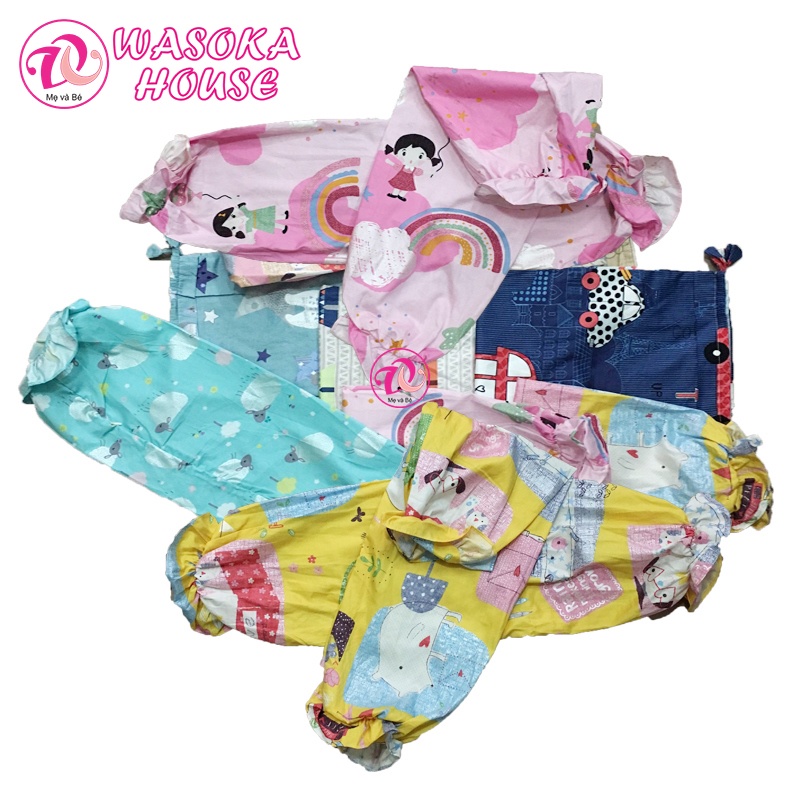 Vỏ gối ôm trẻ em kích thước 70cm, vải cotton satin hàn quốc đẹp, mềm mại, thoáng mát, nhiều họa tiết đáng yêu